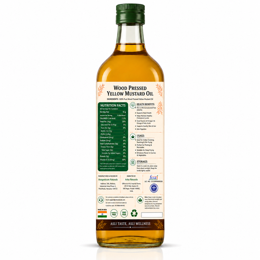Pure Kachi Ghani Peeli Sarso Oil