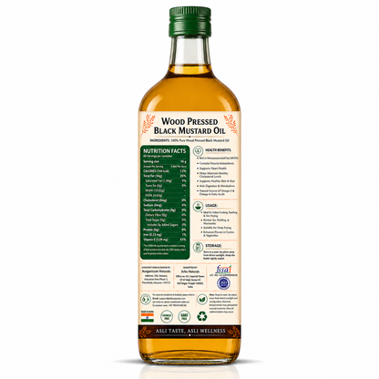 Virgin Woodpressed Black Mustard Oil