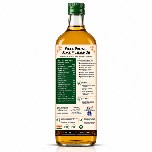Woodpressed Black Mustard Oil