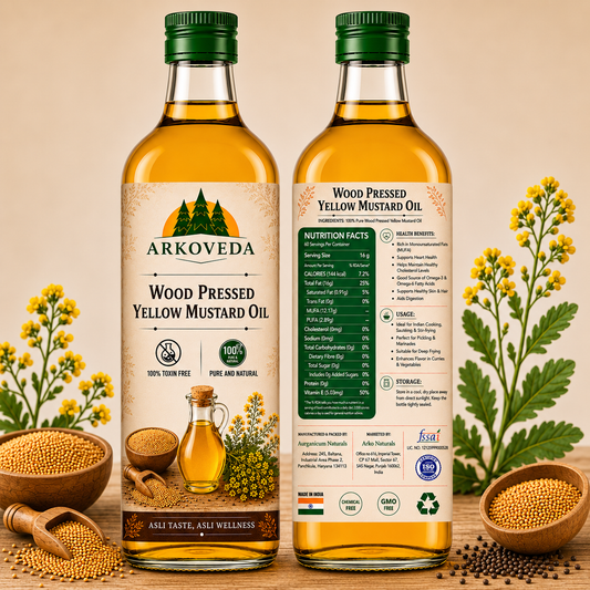 Pure Kachi Ghani Peeli Sarso Oil